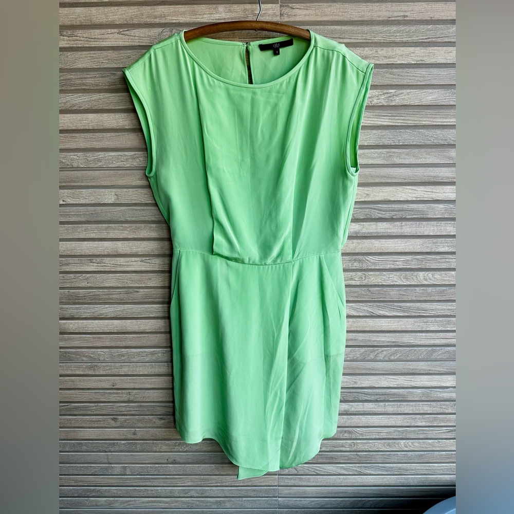 Tibi Mint Green SILK Midi Dress